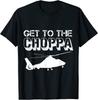 NIEUW LIMITED Get To The Choppa, Slimme Piloten Houden van Helikopter Papa Grappen T-shirt Tops Tee