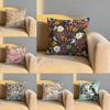 Birds Butterflies Flowers Cushion Cover Soft Reversible Durable Pillow Cover MultiScene Use for Home Car Daily Comfort