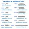 200 Pcs Stainless Steel Compression Springs Spring Coil Tension Spring  Furniture Assembly