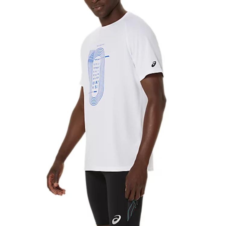 Asics SHORT SLEEVE TOP T Shirt Men's Bright White 2091A749-100