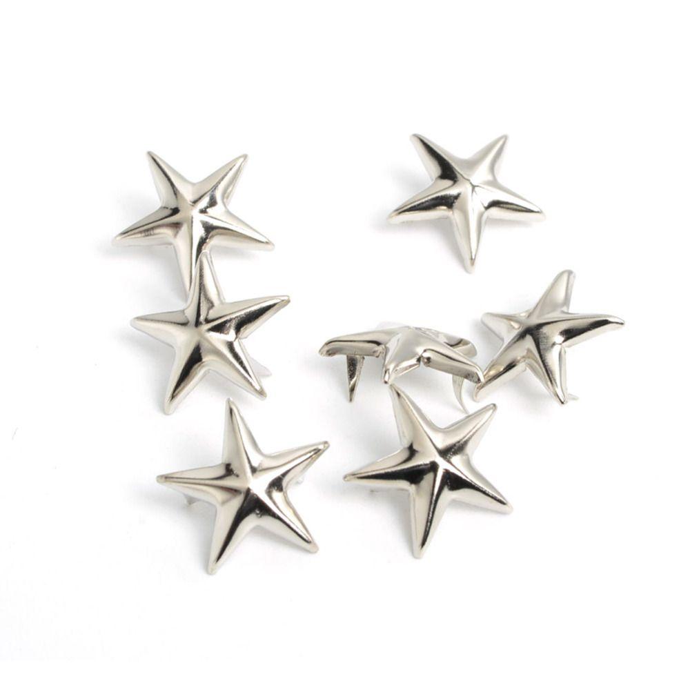 Releasable Spikes Spots Nailhead Star Rivets DIY Studs Sewing Decor Garment Supplies