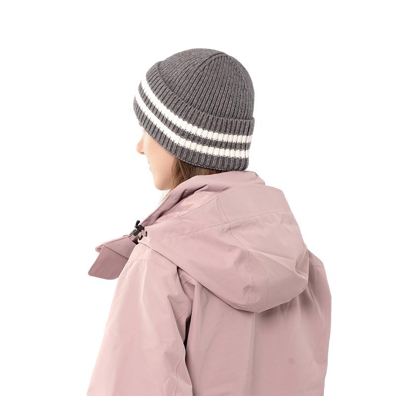 Mössa i ullstickning i koreansk stil: Varm, Trendig, Unisex Höst/Vintermössa