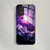 Case For Samsung Galaxy A72 Painted Tempered Glass Phone Cover For Samsung A72 A 72 5G A726B A725F Cases Silicone Bumper Coque