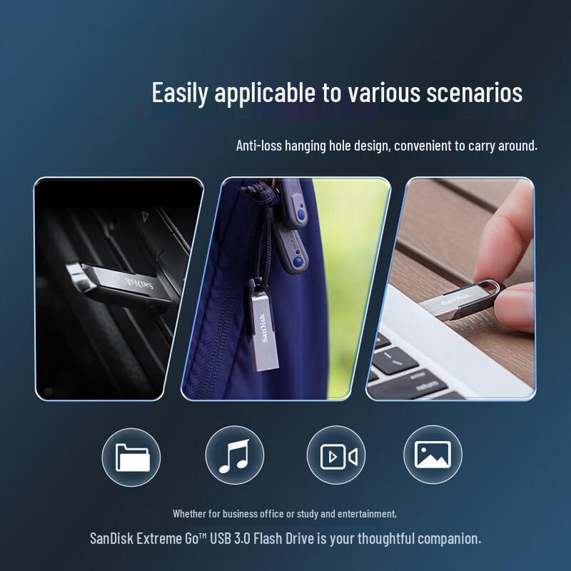 SanDisk CZ73 64GB USB 3.0 Metal Flash Drive