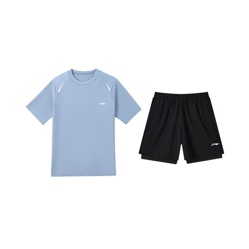 Li Ning Fitness Sets Unisex Crew Neck Moderate LNKW8267