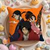 S-Samurai C-Champloo Anime Cushion Cover Home & Car Multi-Scene Pillow Cover - Reversible, Soft & Durable for Daily Use