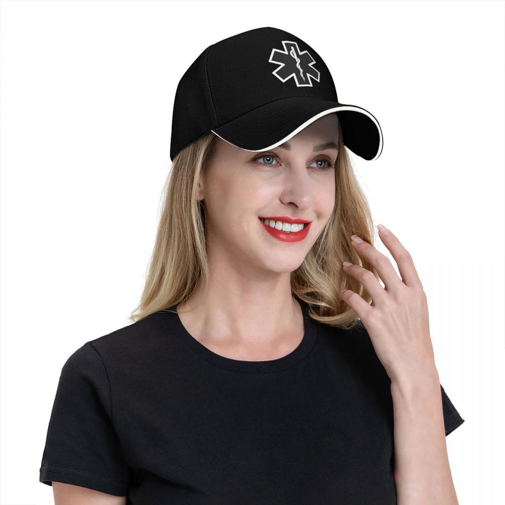 EMT Livets Stjärna Akut Medicinsk Keps Mode Casual Basebollkepsar Justerbar Hatt Hip Hop Sommar Unisex Basebollkepsar