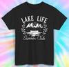 Lake Life Summer Club T-Shirt | Outdoors Canoe Camping Tee S-4xl