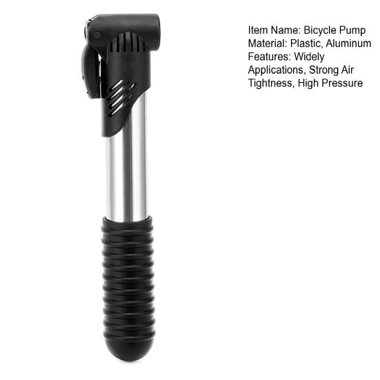 Bicycle Pump High Pressure Strong Air Tightness Anti-slip Inflatable Aluminum Mountain Road Bicycle Pump