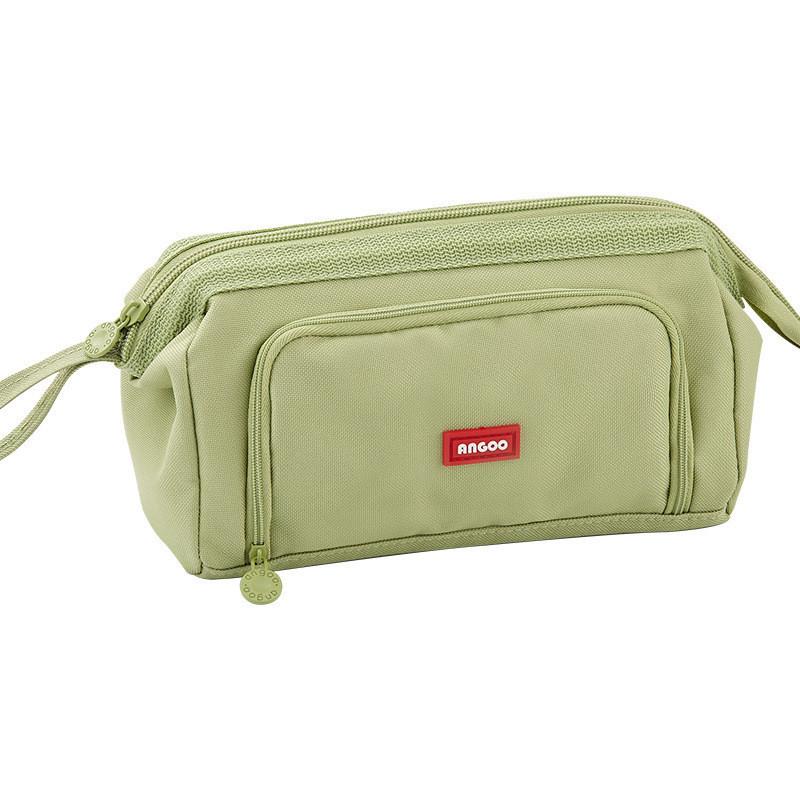 2024 Large Capacity Canvas Pencil Case For Students With Multiple Colors And Compartments