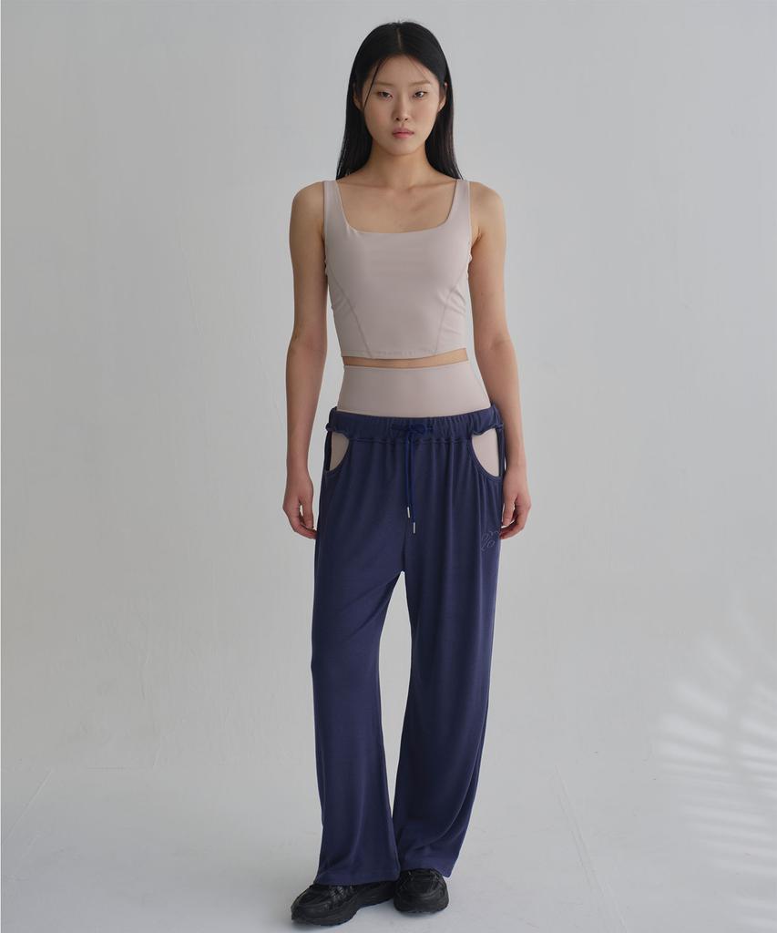Onyueooun Empty Pocket Trousers (Navy) S Size