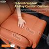 For Wuling Hongguang Mini Binyue New Car Seat Rest Cushion Nappa leather Seat Extender Leg Cushion Memory Foam Seat Padding
