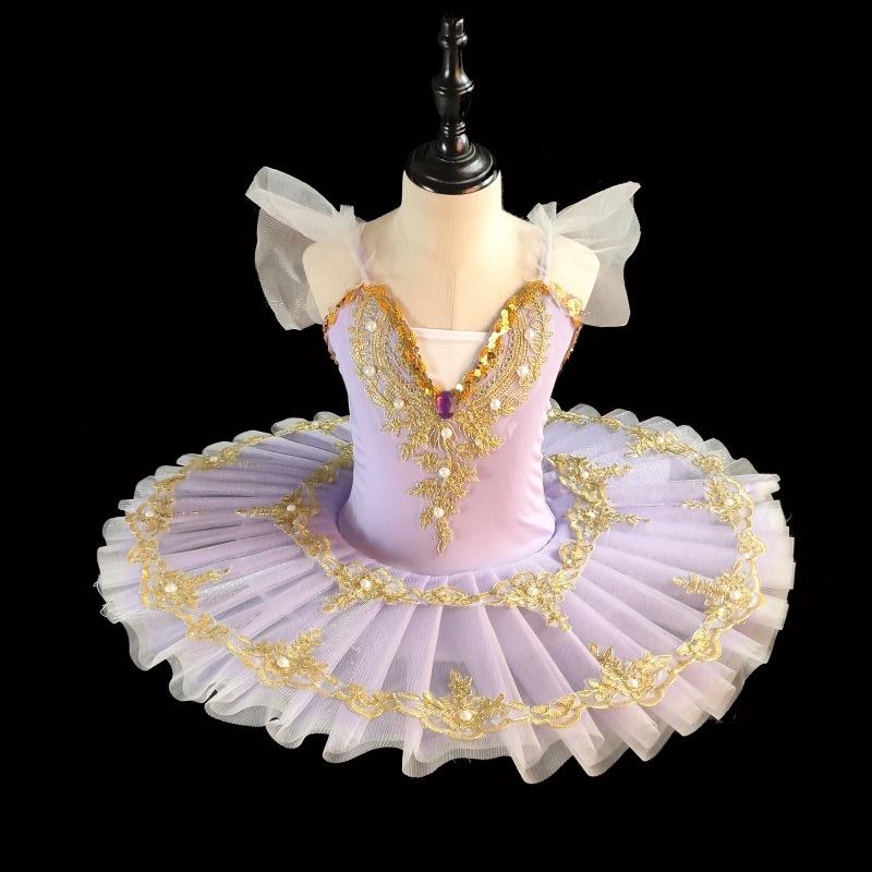 Rochie de Balet Elegantă pentru Fete de Vară Costum de Dans pentru Copii Rochițe Tutu pentru Bebeluși Haine pentru Fete Vestidos Ținută Copii