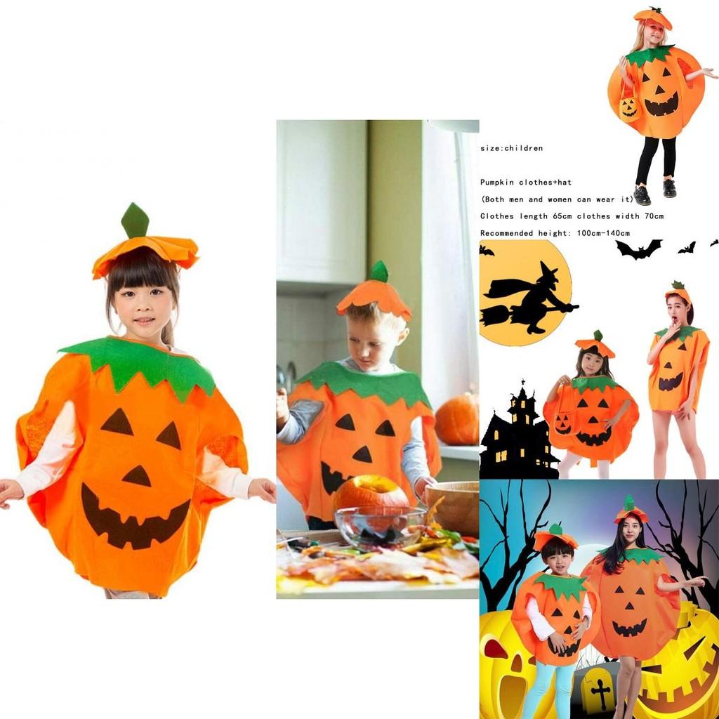 Halloween Pompoen Kostuum Volwassene Ouder-Kind Kleding Cosplay Verkleedfeest