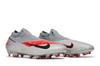 Nike Phantom Vision 2 Elite DF FG Metallic Grey Crimson Men's Sneakers