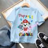 Kids Hot Cartoon Paw Patrol Skye T Shirt Boys and Girls Cotton Casual Summer Clothing Toddler Short Sleeve Tee Top