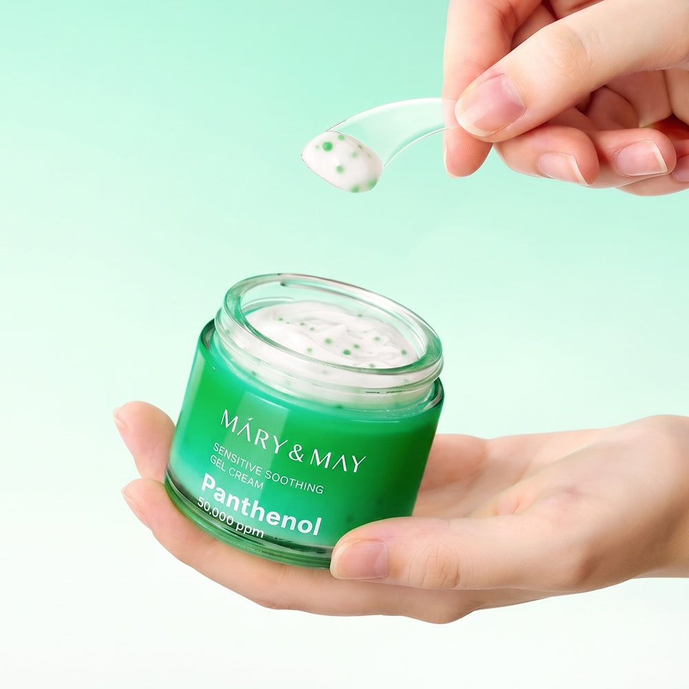 Mary&May Érzékeny Bőrt Nyugtató Gél Krém Panthenollal 70ml/2.46 fl.oz. EREDMÉNYES ÁRUHÁZ