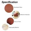 2Pcs/Set Car Headrest Neck Pillows for Head Pain Relief Filled Fiber Universal Car Pillow Interior Styling Universal Cushion Pillow Car Seat Pillow