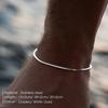 St. Delan Stainless Steel Octagonal Men's Snake Bone Bracelet - Fashionable Simple Titanium Steel Design