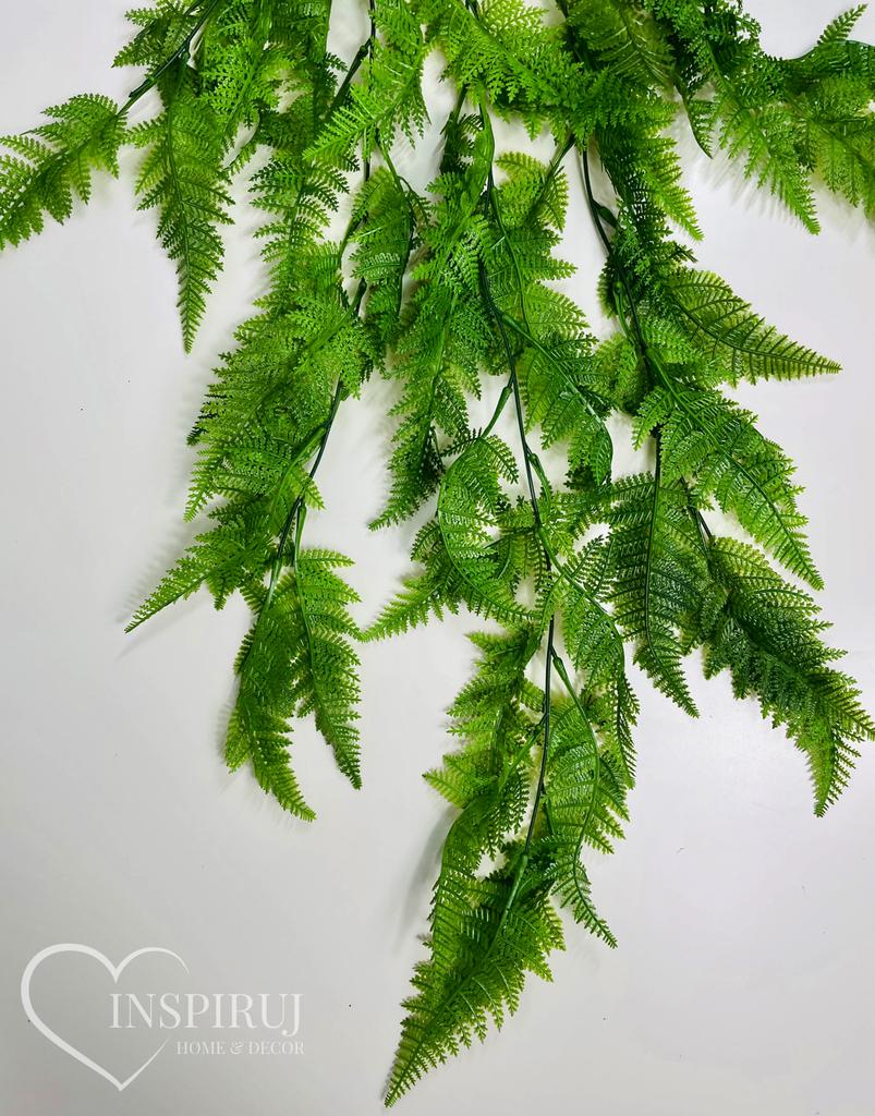 Fern leaf garland, fern hanging 80 cm, green