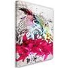 Canvas Print, Abstract Owl and Shapes