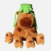 Capybara Plush Toy Set Mommy with 4 Baby Capibara Plushie Doll Stuffed Animal Pillow Turtle Backpack Kid Toys Christmas Gift