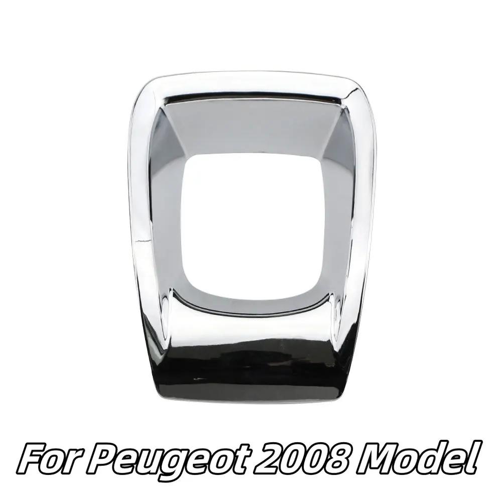 Car Gear Shift Knob Panel Sticker for Peugeot 2008 2014 2015 2016 2017 2018 LHD AT Gear Cover Decoration Trim Accessories