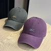 New Autumn Embroidery New Versatile Baseball Cap Fashion Cap Transparent Enlarged Widened Face Hat
