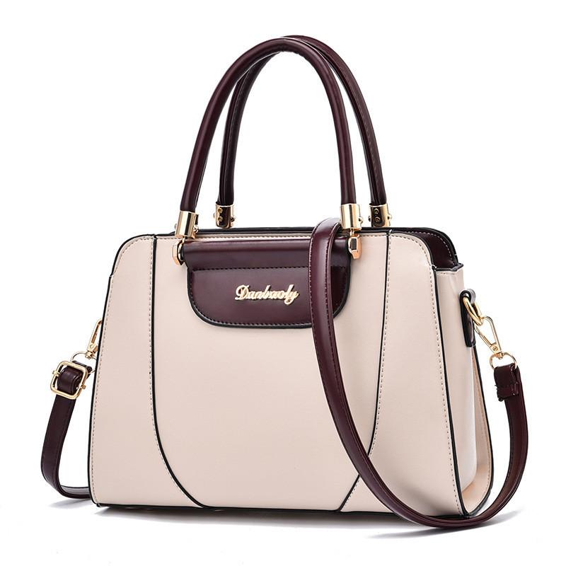 2023 New Fashion Women's Handbag Large Capacity Korean Style Contrast Color Shoulder Bag