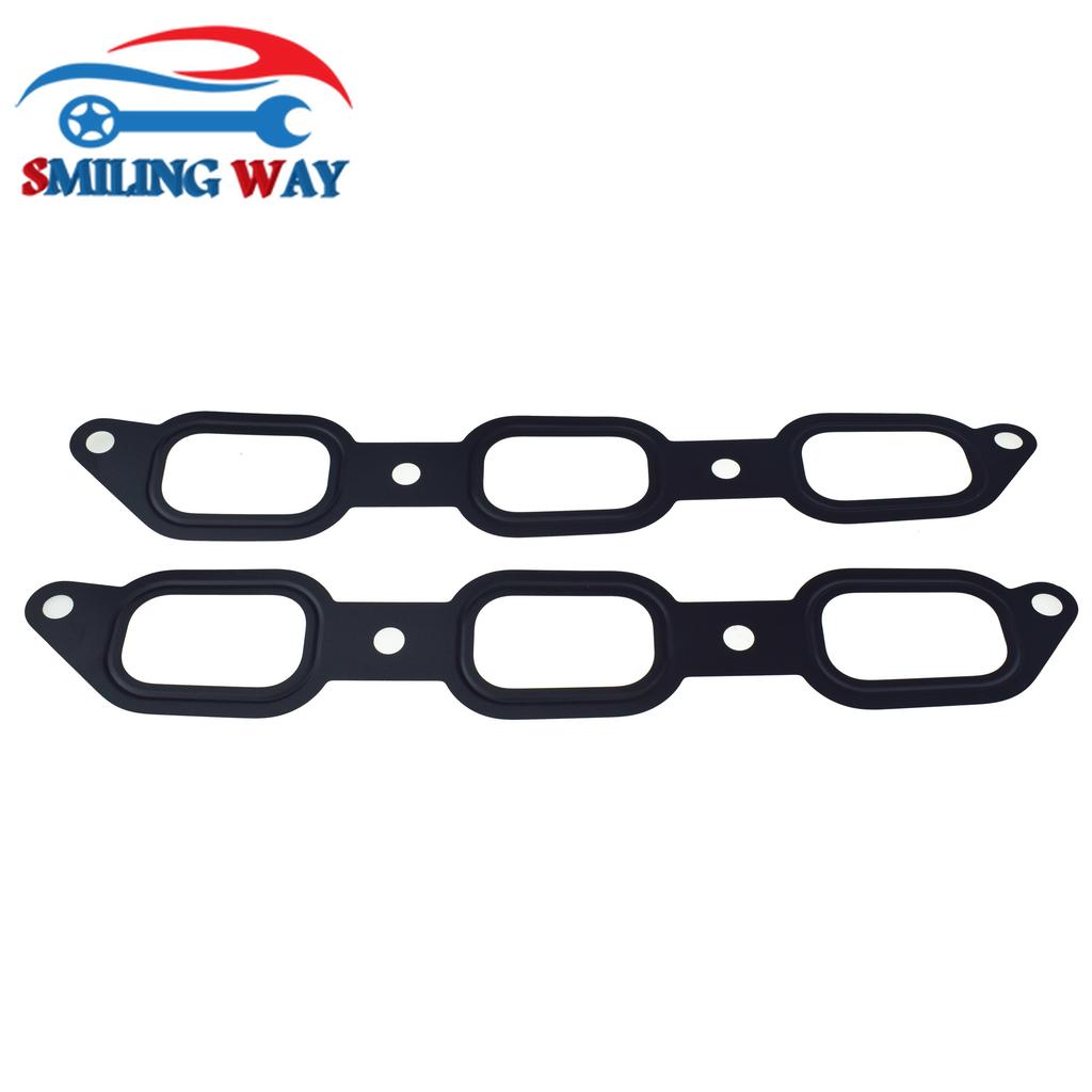 LR041681 2 Pcs Car Intake Manifold Gasket Set For Land Rover Discovery Range Rover LR4 & Jaguar XE XF XJ F-type 3.0L 5.0L V6