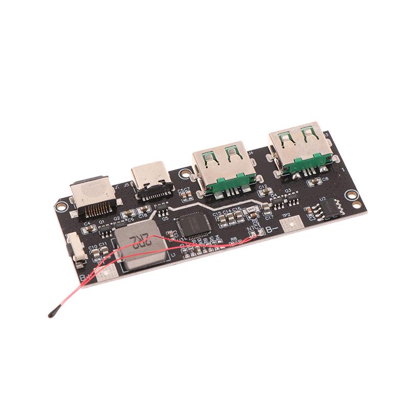 Qc4.0+Pd3.0 Double USB LED 22.5W Micro/Type-C USB Batterie Externe Modèle de Chargement 18650 Protection Température / Circuit