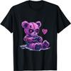 Goth Pastel Schattig Creepy Kawaii Gamer Teddybeer Gaming T-shirt(2)