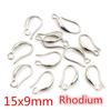 20pcs Pure Copper Plated Ear Hooks for DIY Jewelry, Earrings & Crafts