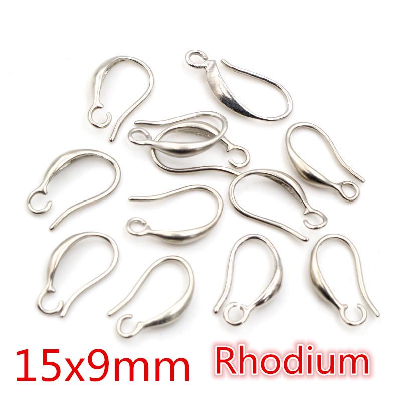20pcs Pure Copper Plated Ear Hooks for DIY Jewelry, Earrings & Crafts
