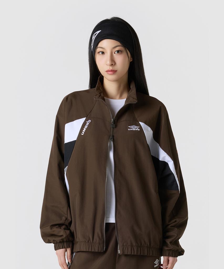 Umbro Hbl Og Heritage Stand Neck Windbreaker Jacket Brown (Uq321Cjk97) (A Type)