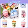 Adorable Fruit Bubble Tea Stuffed Plush Pendant Doll Xmas Gift