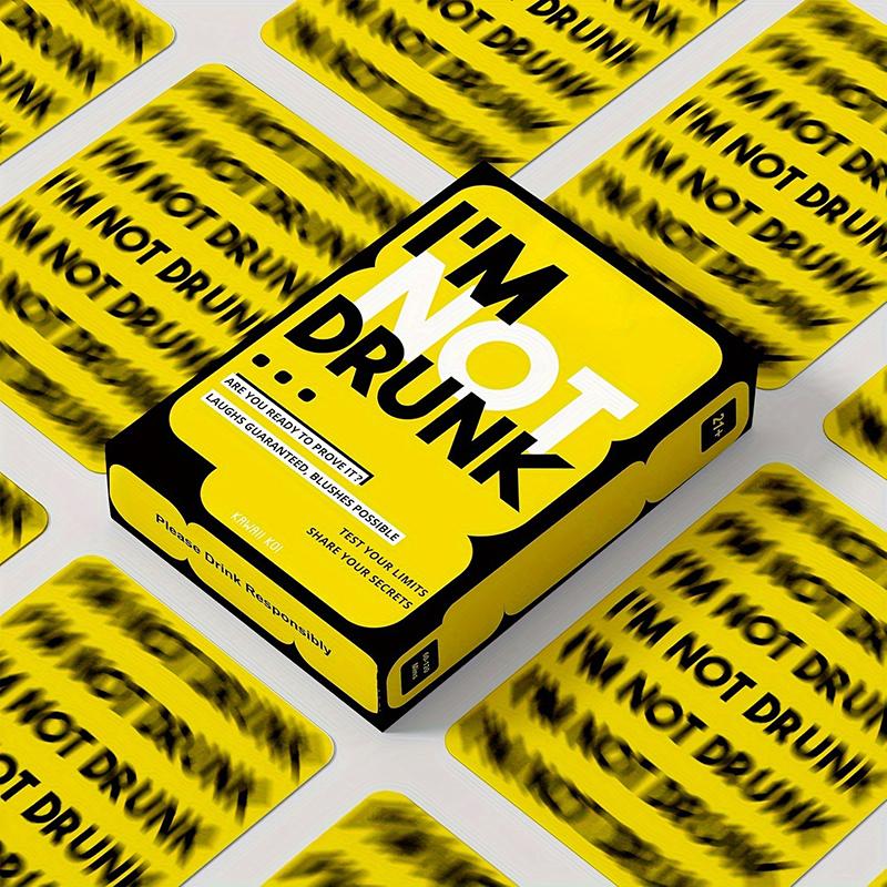IK BEN NIET BESCHONKEN Kaartspellen Voor Volwassenen Leuke Drinkspellen Voor Spelletjesavond & Vrijgezellenfeest Desktopspellen Verjaardagscadeau