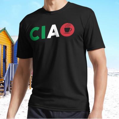 New Ciao Italian I Love Italy With Italia Espr Active T-shirt Tops Tees Unisex Funny Size S - 5XL