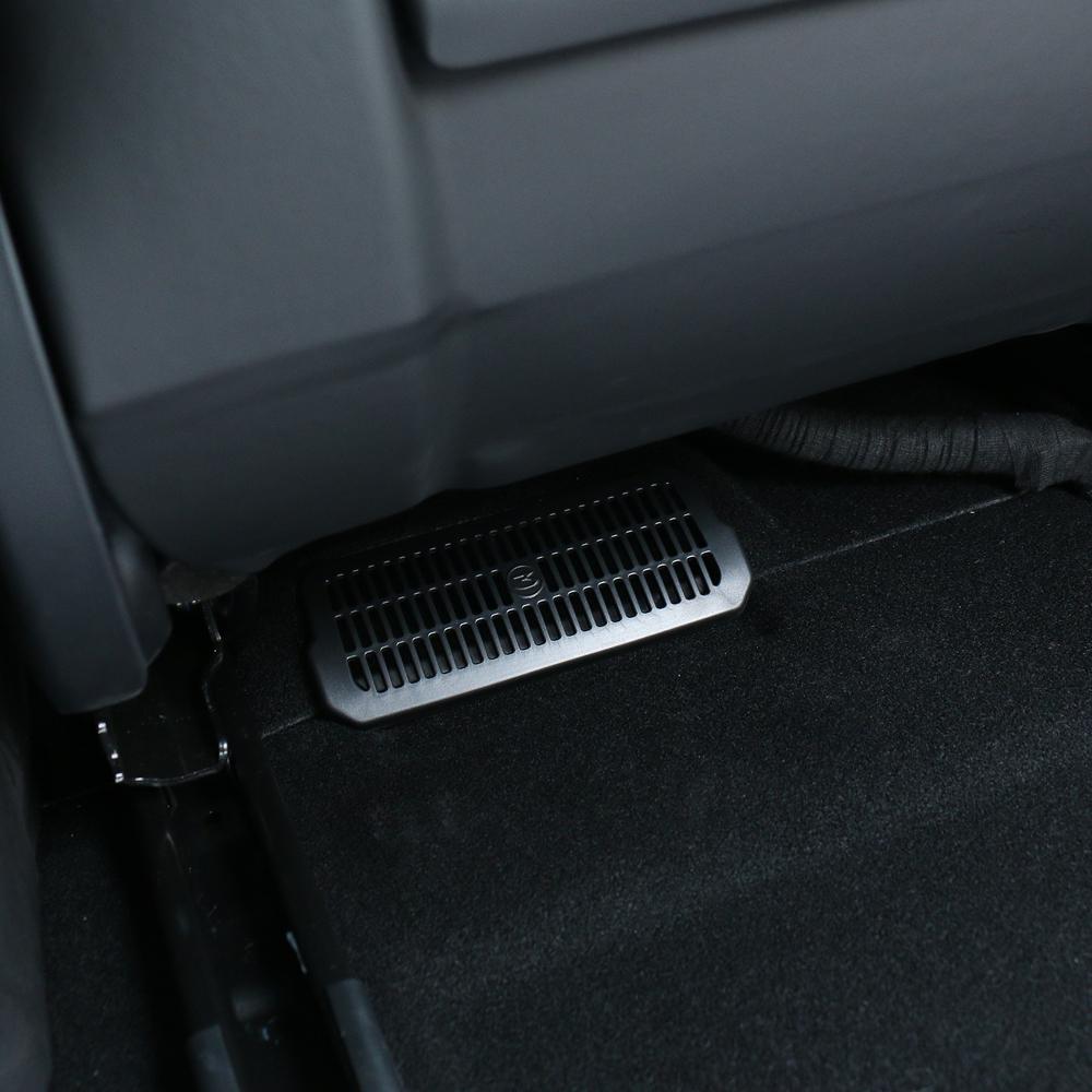 For 2024 Tesla Model 3 Highland Under Seat Rear Air Vent Protect Cover Anti-blocking Backseat Outlet Grille Protector Accessorie