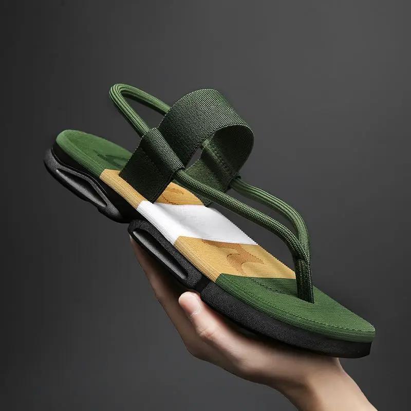 Slippers For Men Summer Outdoor Casual Sandals Man Eva Clappers 2024 Pvc Style Cheap Stylish Hot Elegant Liquidation Fun Shoes