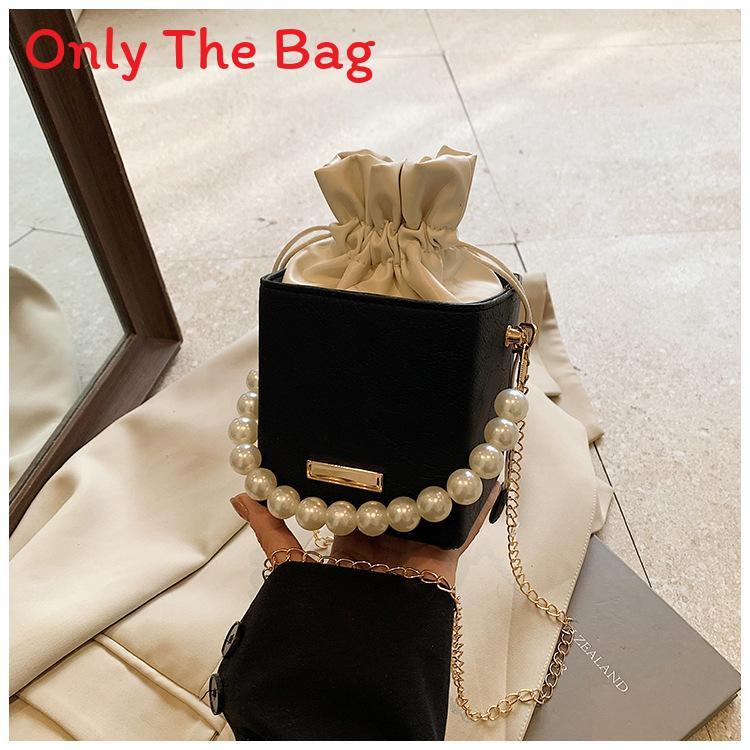 Pearl Water Bucket Bag For Women With Pu Material And Stylish Design For Daily Use