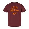 Virginia Tech Little Hokie Kleinkind T-Shirt - Weinrot
