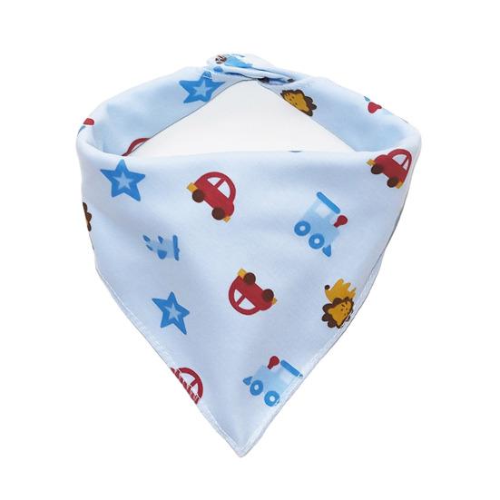Soft Pet Bandana Cotton Triangle Scarf for Cats And Dogs Cute Cartoon Print Adjustable Drool Bib Easy Clean Pet Accessory