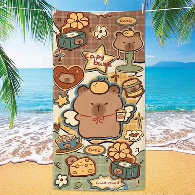 Absorbent Printed Beach Towel 2-Pack