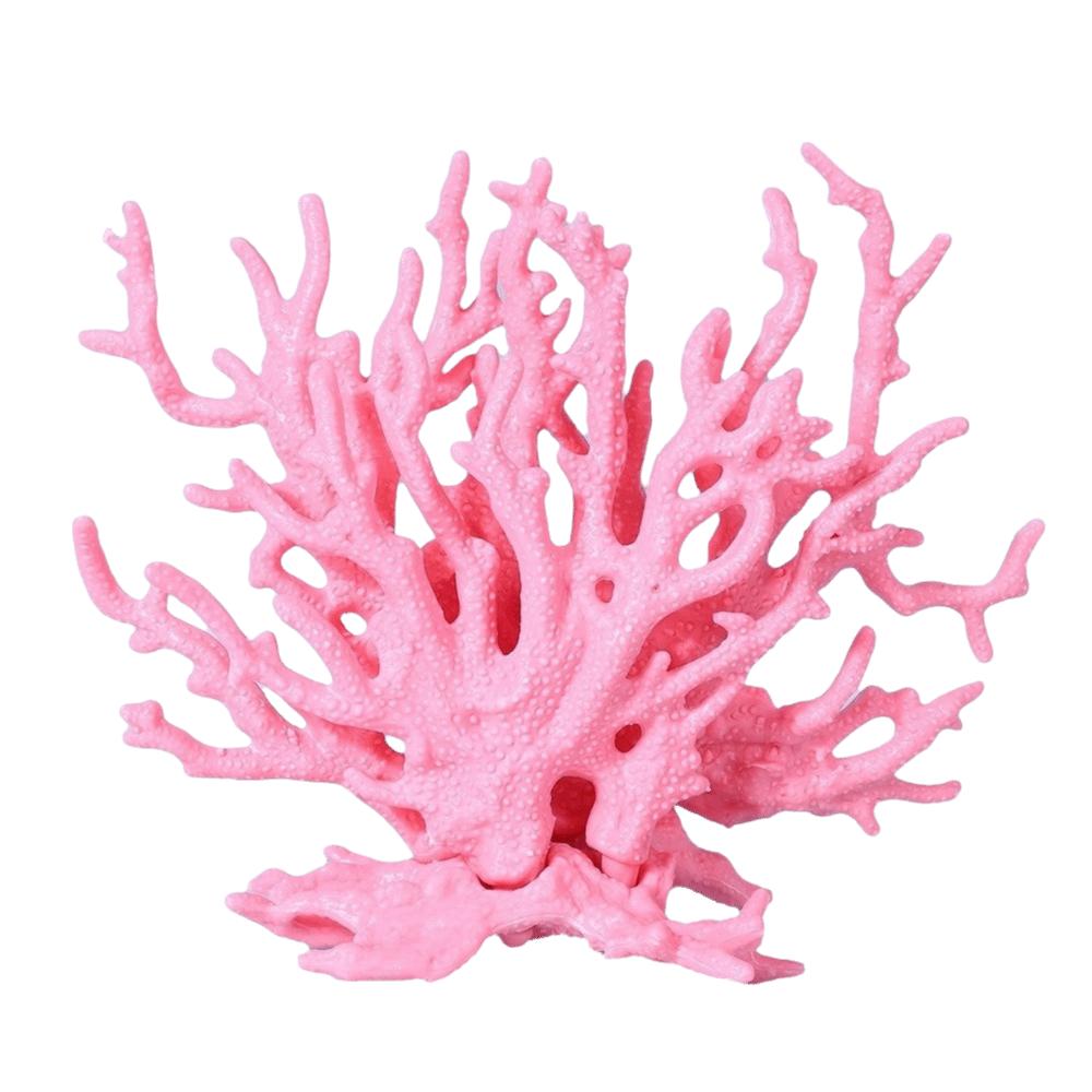 Lifelike Artificial Coral Ornament Plastic Fake Coral for Fish Tank Home Decoration