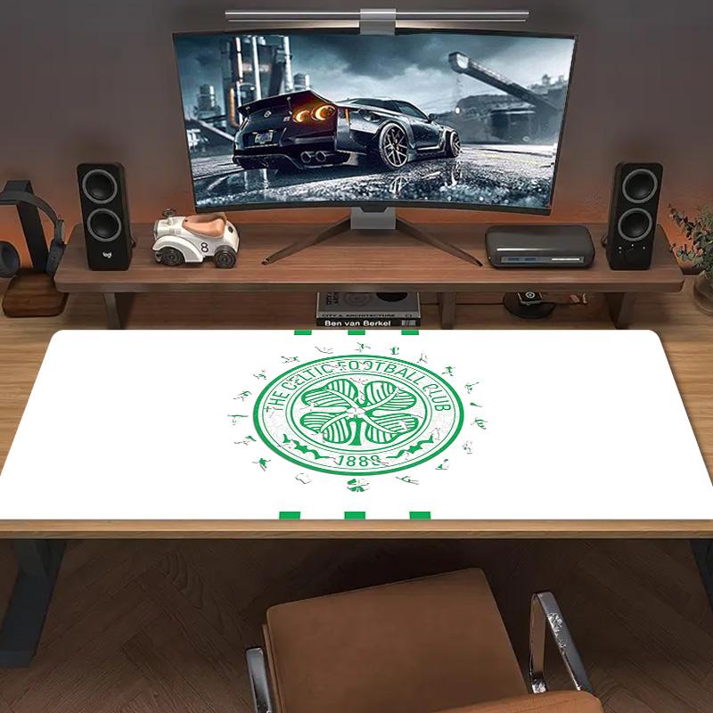Celtic Football Club Print  Cushion Non-slip Laptop Tablet Big Mousepad XXL Mat Mini PC Playmat With Lock Edge