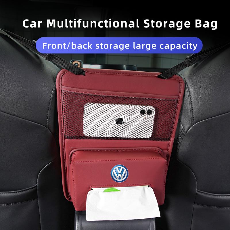 Multi Functional Car Armrest Storage Bag Tissue Storage Pocket For Volkswagen VW Polo Jetta Sagitar Magotan Passat B5 B6 B7 CC Zj2