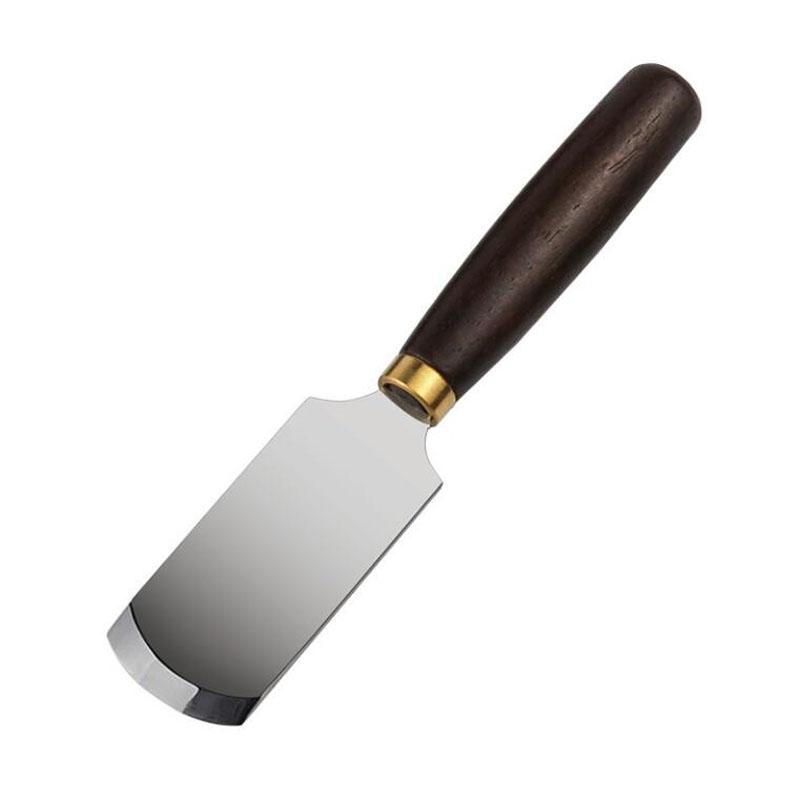 Professional Leather Cutter Paring Knife Leather Skiving Thinning Knife Cut Steel Wood Handle DIY Handmade Tool