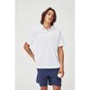 H M Regular Fit Pique Sport Top wHite