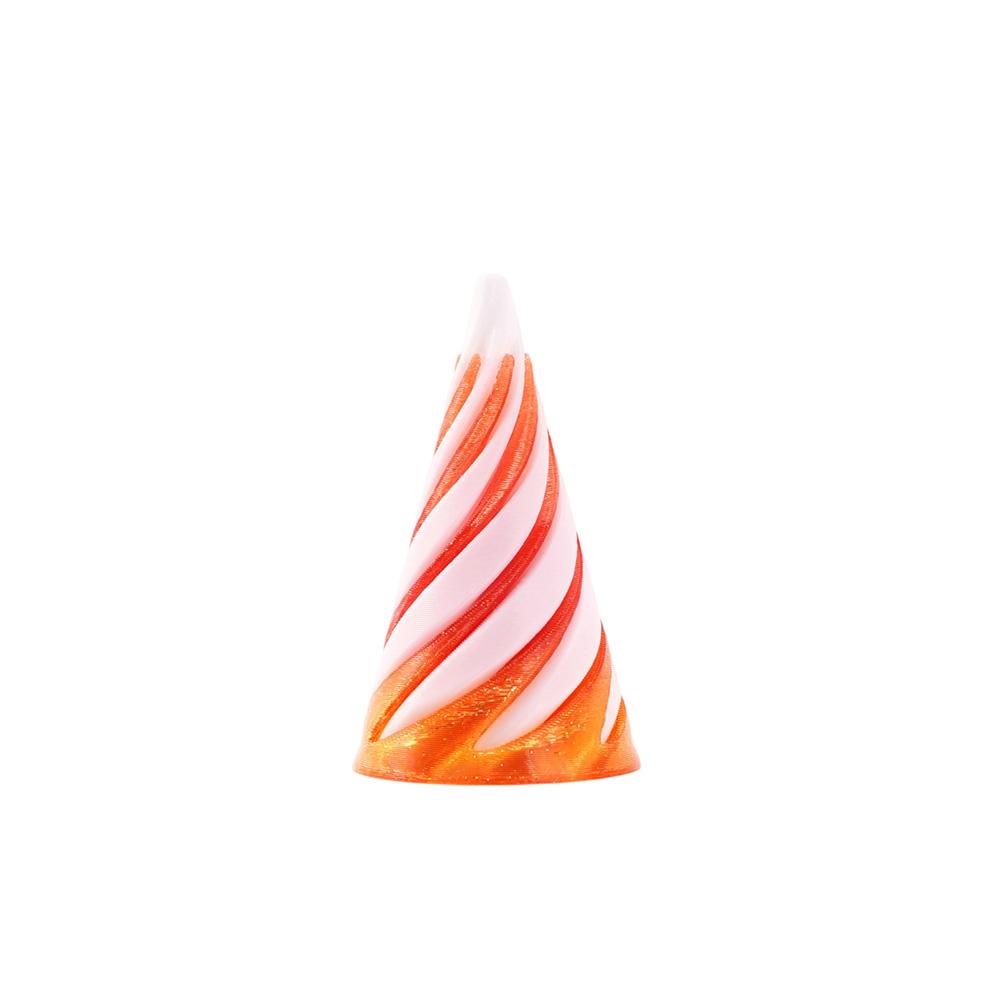 3D Printed Stress Relieving Toys Spiral Model Toy Impossible Pyramid Passthrough Thread Sculpture Screw Toys Gift